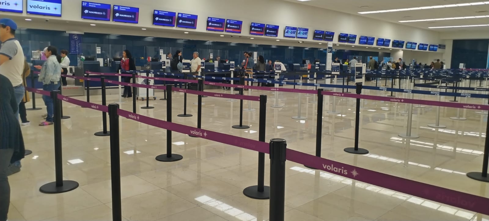 El Aeropuerto de Mérida opera con vuelos adelantados este viernes
