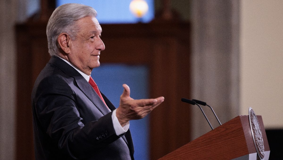 El presidente Andrés Manuel López Obrador desmintió los rumores sobre un supuesto descontento con Claudia Sheinbaum El presidente Andrés Manuel López Obrador desmintió los rumores sobre un supuesto descontento con Claudia Sheinbaum