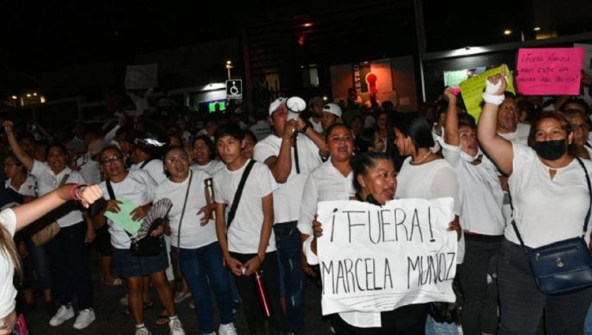 piden destitución de Marcela Muñoz, secretaria de seguridad