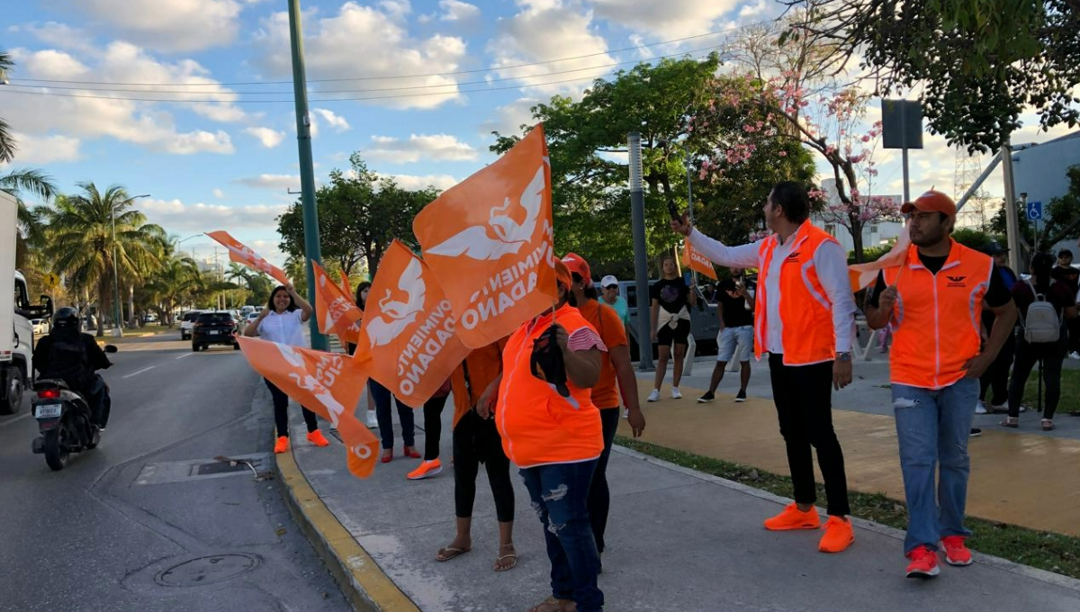 Se reunieron en el centro de Cancún