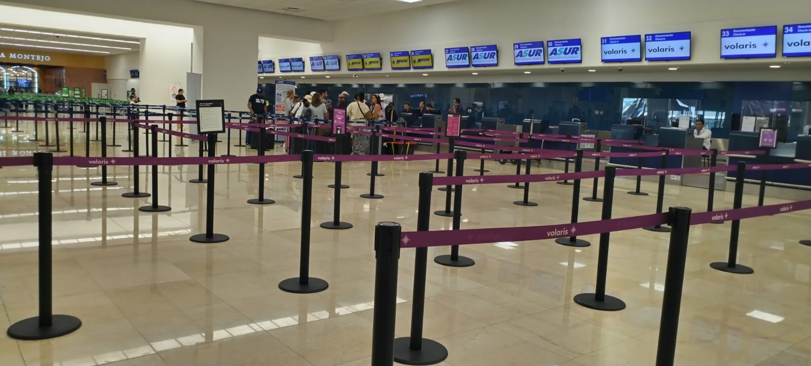 Son 18 vuelos en el aeropuerto de Mérida programados para la mañana de este lunes