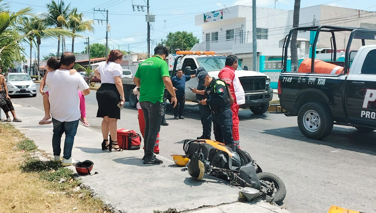 De acuerdo con información policial, al mes se registran más de 100 percances por falta de precaución e ingesta de alcohol