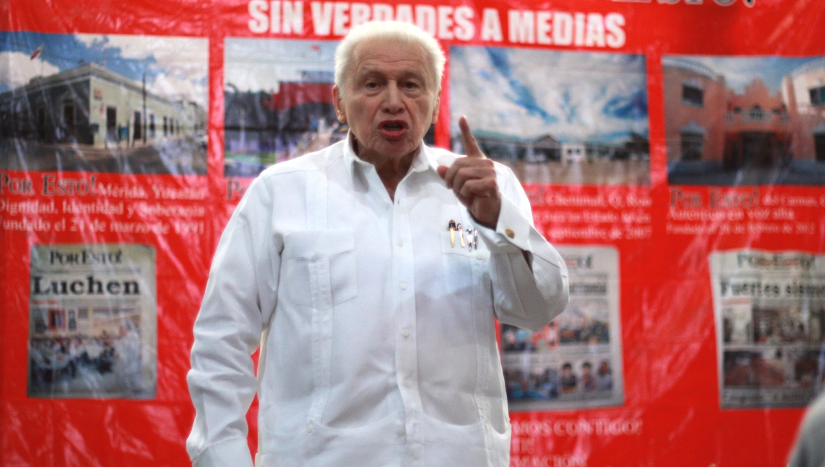 Don Mario Renato Menéndez Rodríguez destacó con una amplia trayectoria periodística