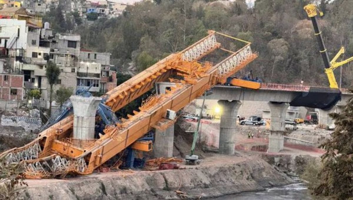 Luego del accidente regiustrado la madrugada de este miércoles en las obras del Tren Interurbano, la Secretaría de Obras de la CDMX aclaró que no hay lesionados Luego del accidente regiustrado la madrugada de este miércoles en las obras del Tren Interurbano, la Secretaría de Obras de la CDMX aclaró que no hay lesionados