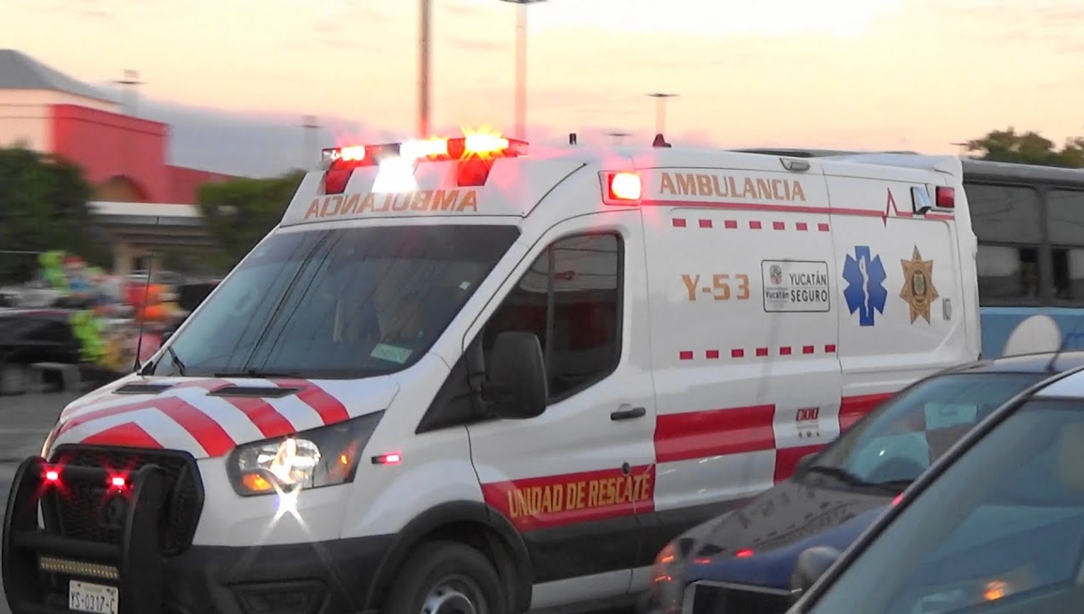 La estudiante fue llevada a un hospital de Mérida