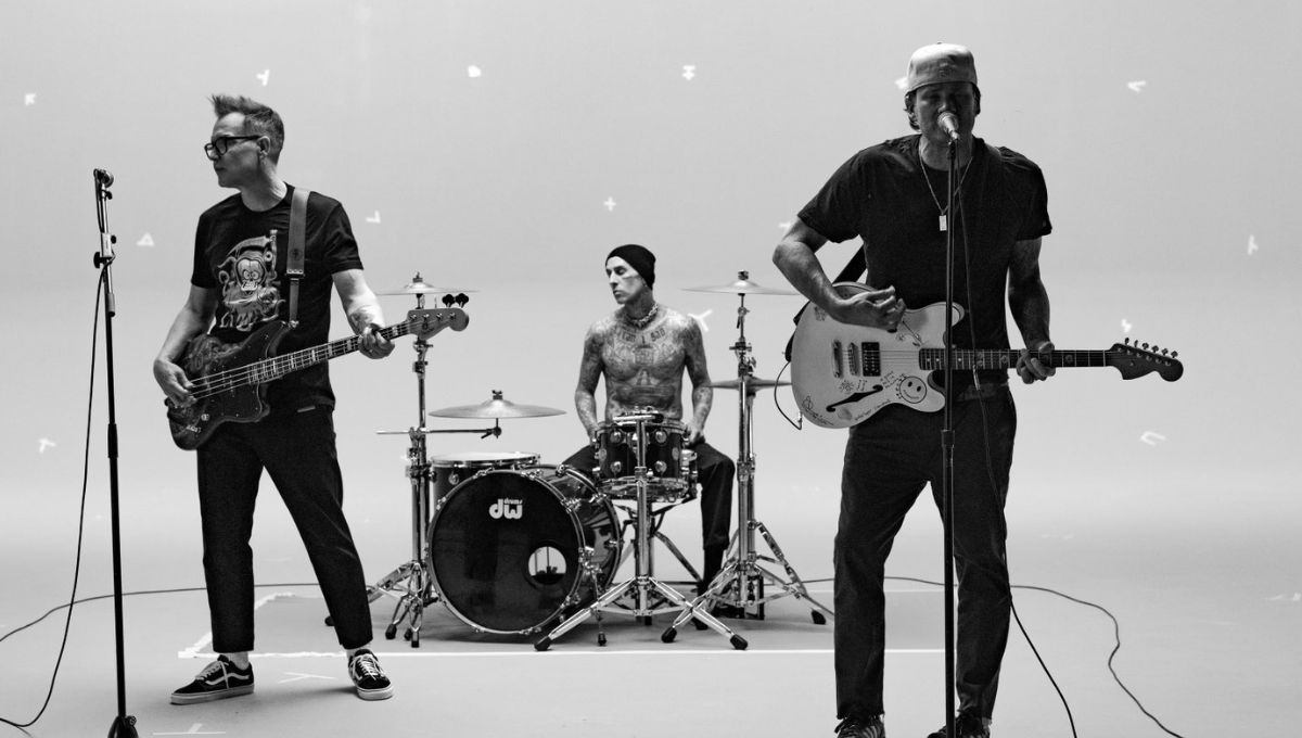 Travis Barker, Tom DeLonge y Mark Hoppus estarán hoy en el Palacio de los Deportes Travis Barker, Tom DeLonge y Mark Hoppus estarán hoy en el Palacio de los Deportes