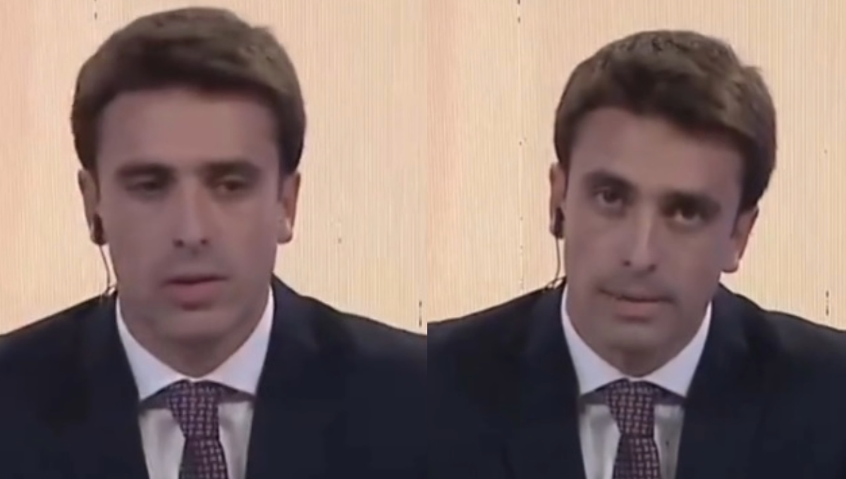 El argentino inició el noticiero como todos los días en el Canal Tres, el cual se transmite de "12 a 14" El argentino inició el noticiero como todos los días en el Canal Tres, el cual se transmite de "12 a 14"