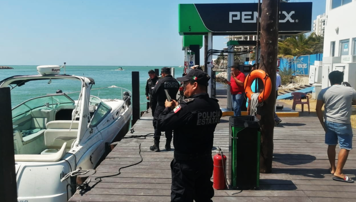 Se desplegó un operativo en el que intervinieron varias dependencias como la capitanía regional de puertos