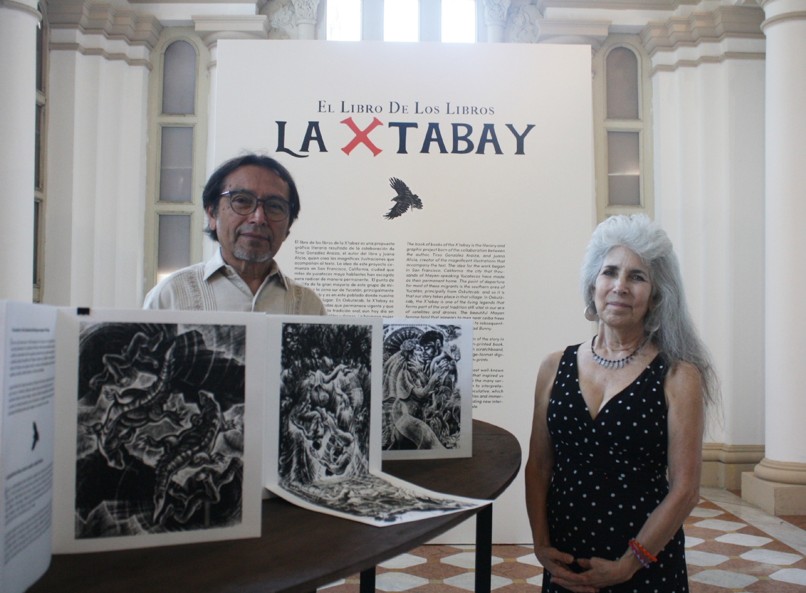 El escritor Tirso Araiza y la artista Juana Alicia tendrán un conversatorio el jueves sobre El Libro de los Libros de la X’tabay El escritor Tirso Araiza y la artista Juana Alicia tendrán un conversatorio el jueves sobre El Libro de los Libros de la X’tabay