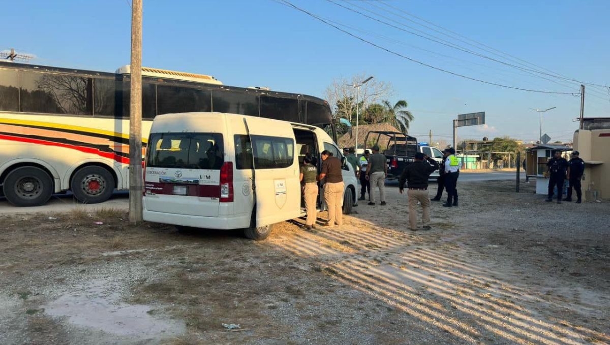 Autoridades del Instituto Nacional de Migración realizaron la detención en Quintana Roo Autoridades del Instituto Nacional de Migración realizaron la detención en Quintana Roo