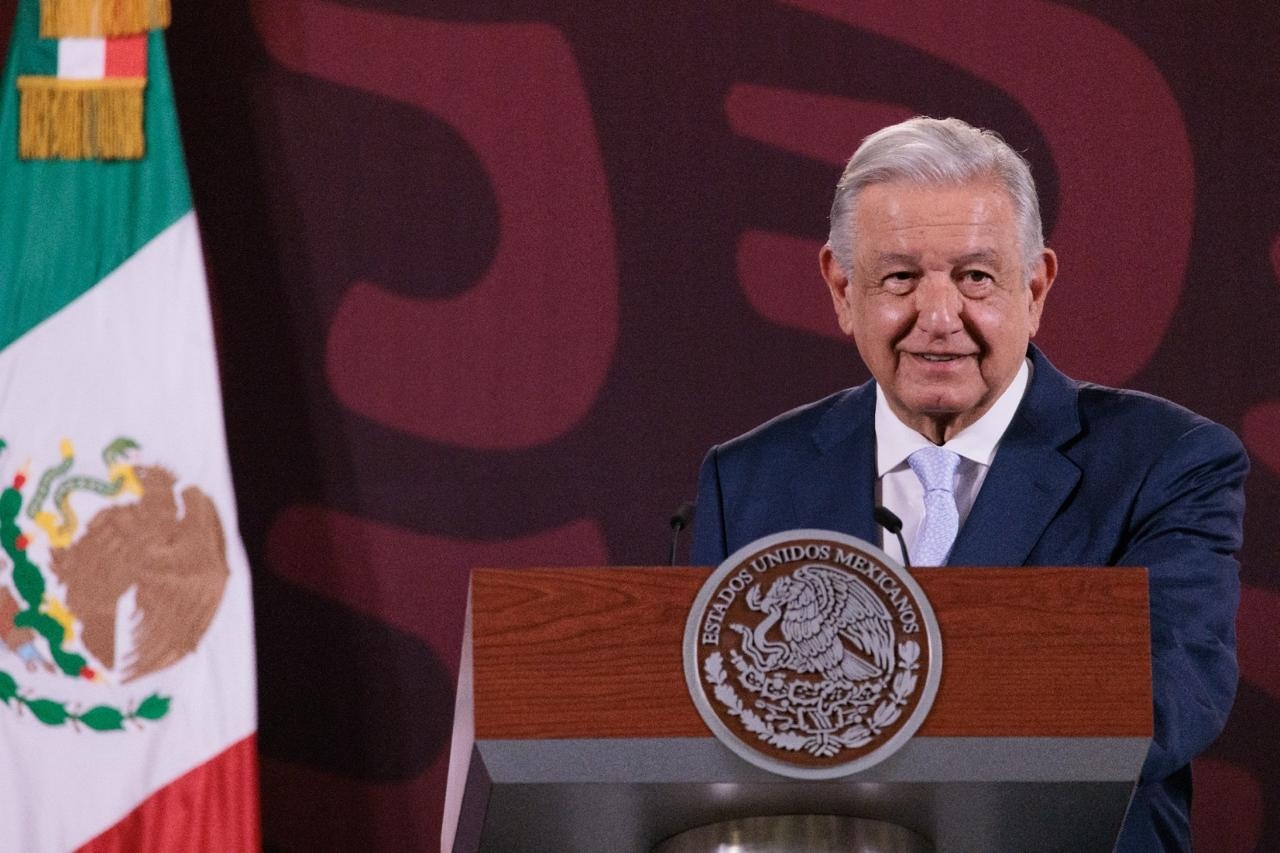 Andrés Manuel López Obrador encabeza este jueves 25 de abril, la conferencia mañanera desde Palacio Nacional