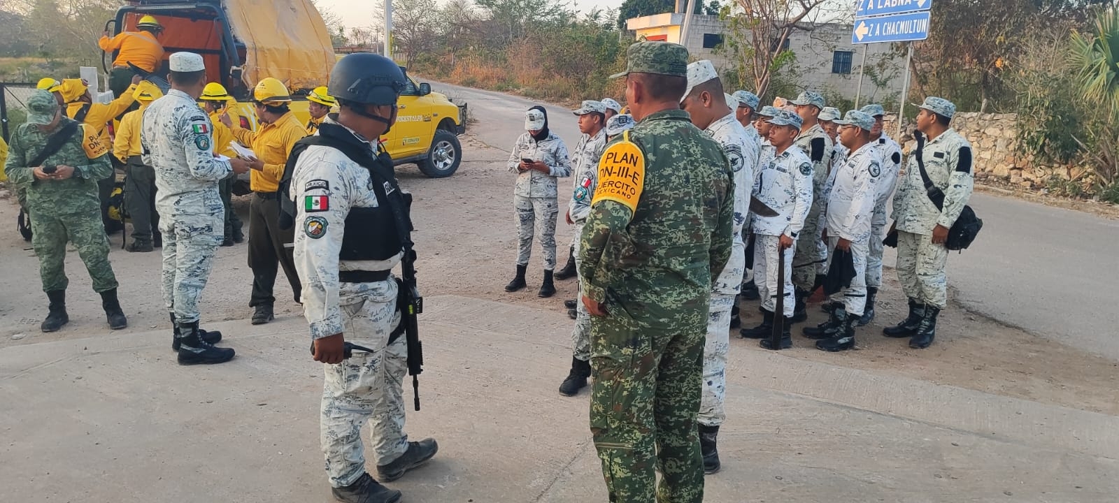 El helicóptero Bell 429 de la Secretaría de Seguridad Pública sobrevoló la zona afectada