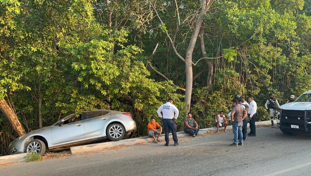 Tres personas resultaron lesionadas durante el accidente