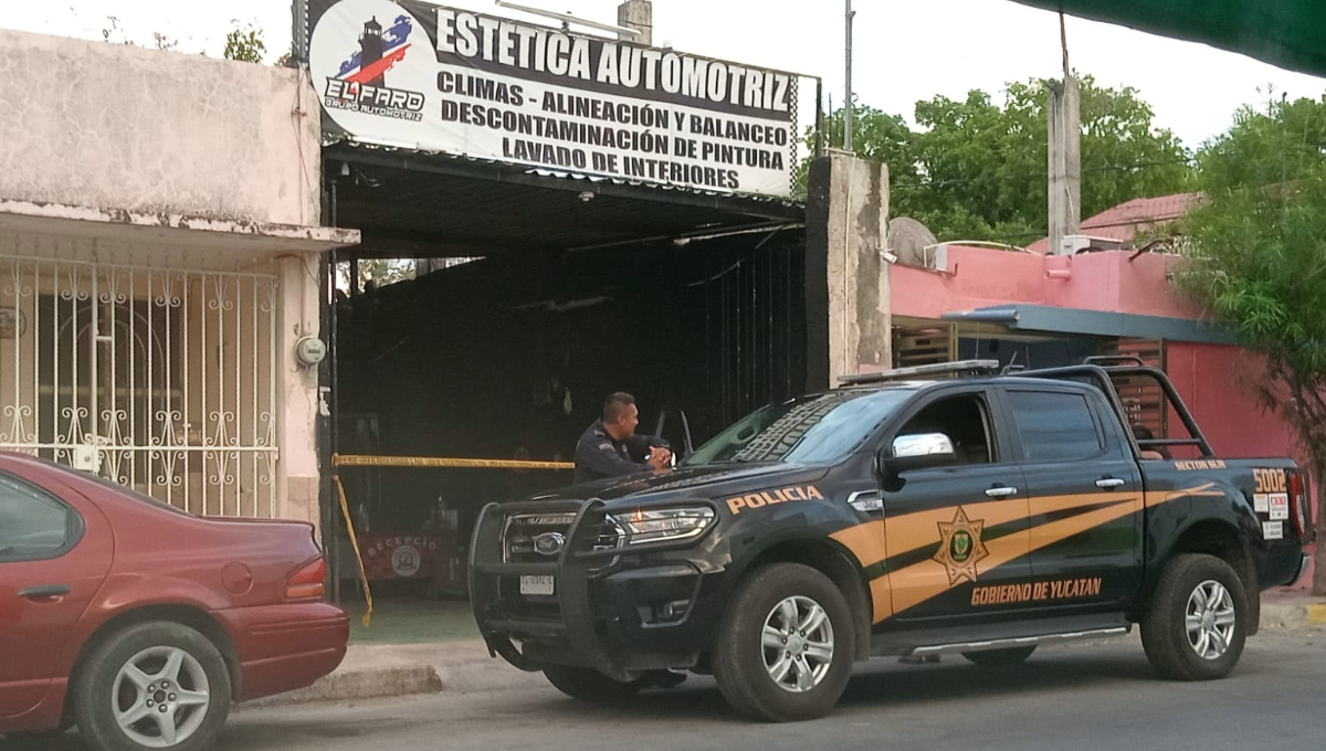 Al lugar llegaron elementos de la SSP Yucatán Al lugar llegaron elementos de la SSP Yucatán