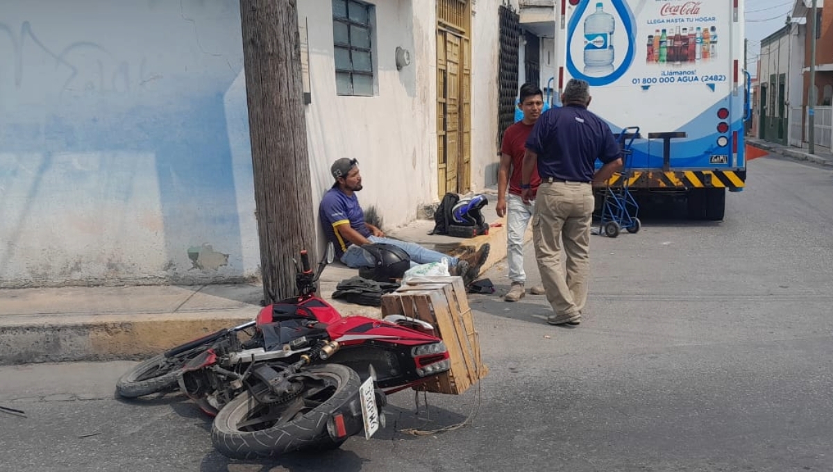 Paramédicos de la Cruz Roja Mexicana auxiliaron al lesionado