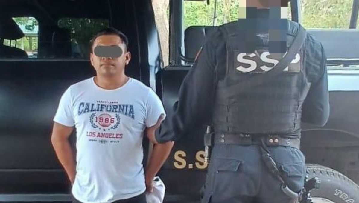 El hombre fue puesto a disposición de la SSP El hombre fue puesto a disposición de la SSP