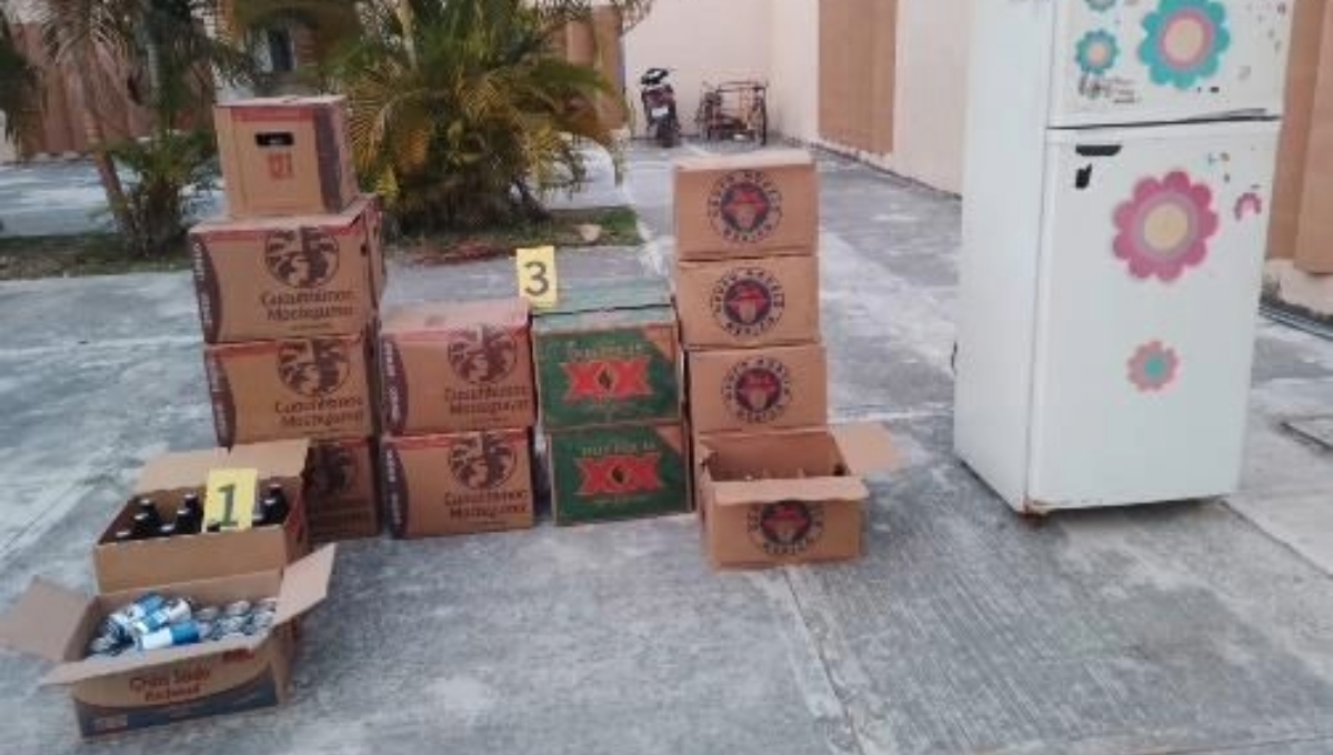 Los cateos se derivaron de denuncias anónimas en las que reportaron la venta ilícita de alcohol