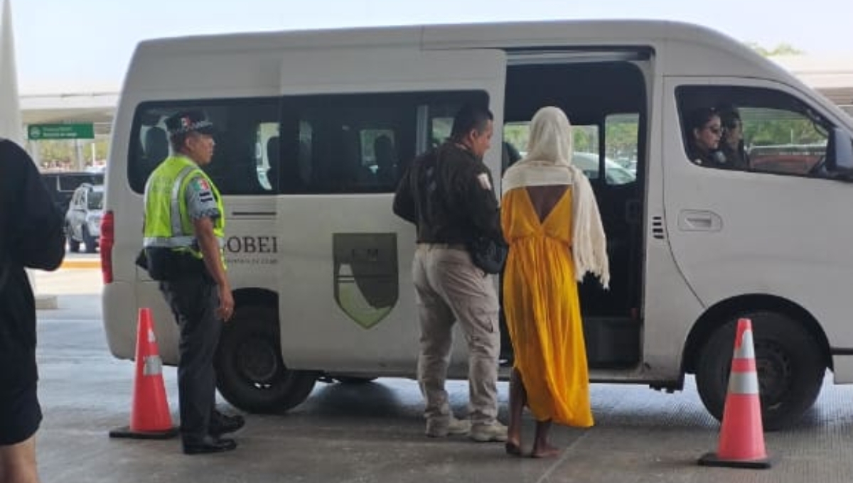 La mujer fue llevada al albergue del INM en la colonia México de Mérida para brindarle ayuda.