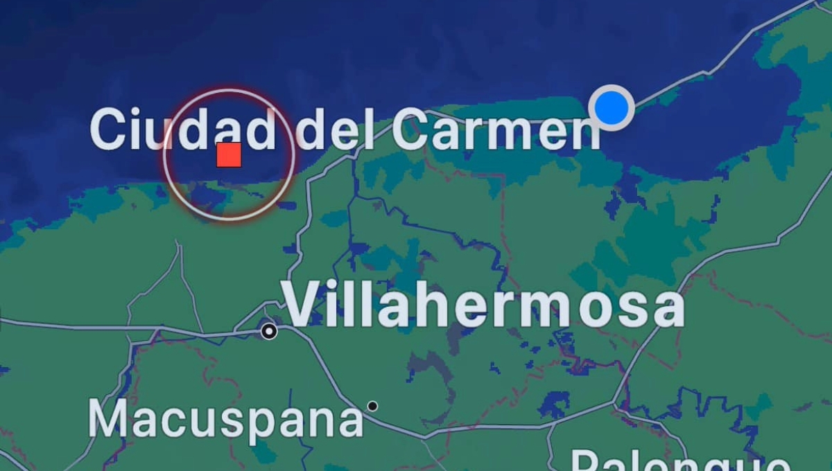 La región epicentral se ubicó a 22 kilómetros al Noreste de Paraíso, Tabasco
