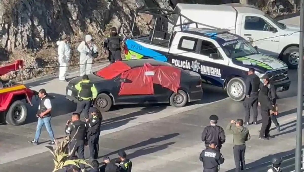 Las autoridades acordonaron el área en Puebla