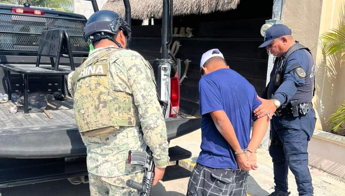 El hombre quedó a disposición de las autoridades de Chetumal El hombre quedó a disposición de las autoridades de Chetumal