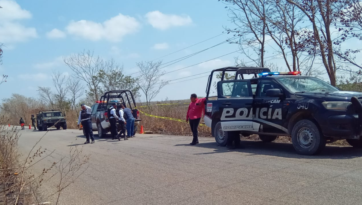 Fue hallado en la carretera estatal Hopelchén a Xcupil