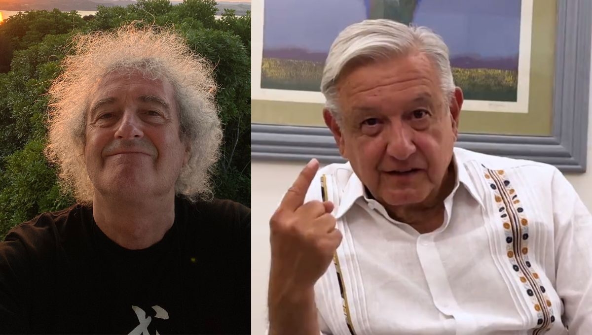 ¿Por qué Brian May estaba viendo a AMLO? ¿Por qué Brian May estaba viendo a AMLO?