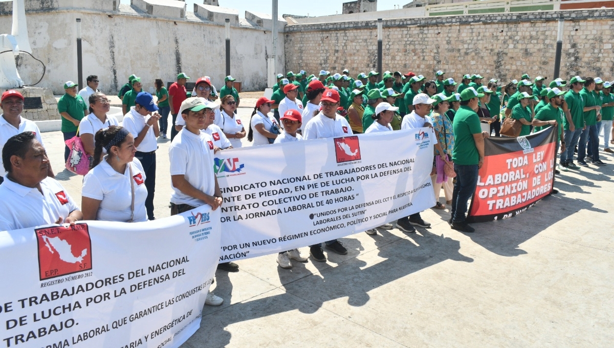 Los sindicatos se unieron para conmemorar este 01 de mayo el Día del Trabajo