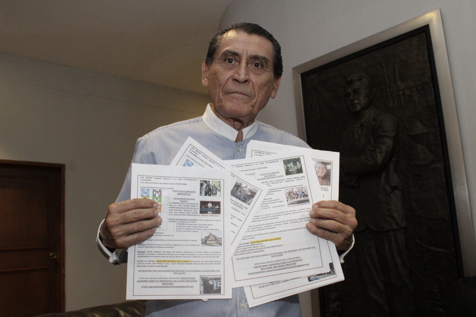 El candidato afirmó que los derechos de los pueblos originarios no se están respetando en las campañas electorales