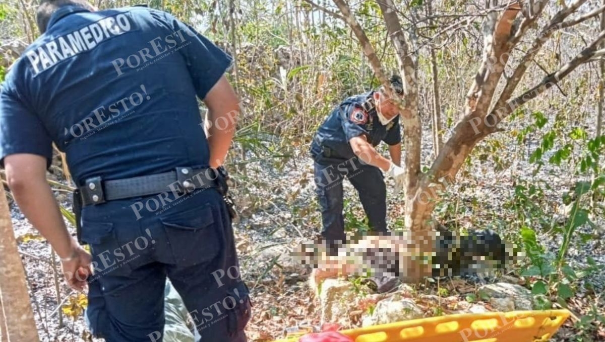 Abuelito sufre quemaduras de tercer grado tras incendio de un terreno en Peto