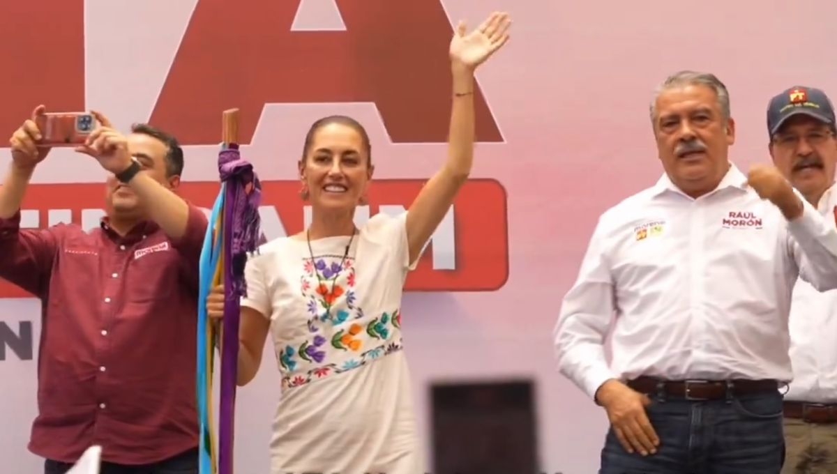 La candidata de la coalición Sigamos haciendo Historia, Claudia Sheinbaum, denunció un posible delito electoral en Guanajuato