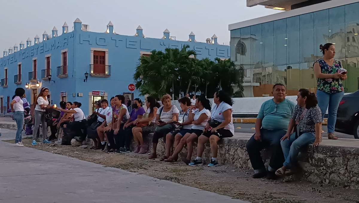 Protestaron contra Layda Sansores y su secretaria de seguridad Marcela Muñoz Protestaron contra Layda Sansores y su secretaria de seguridad Marcela Muñoz