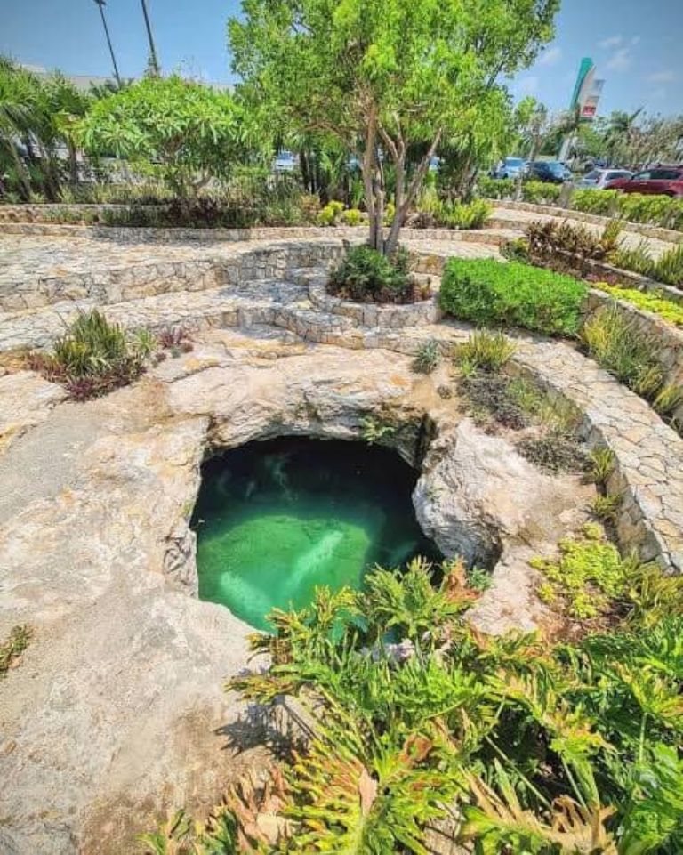El cenote de Costco no tiene acceso a la gente El cenote de Costco no tiene acceso a la gente