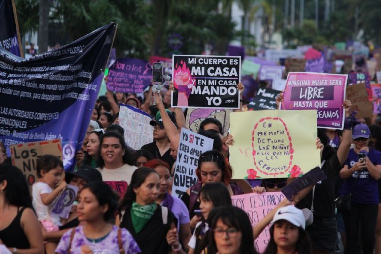 Marcha del 8M en Cancún:  Punto de reunión, ruta y horarios