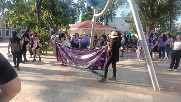 Consignas de la Marcha del 8M en Campeche Consignas de la Marcha del 8M en Campeche